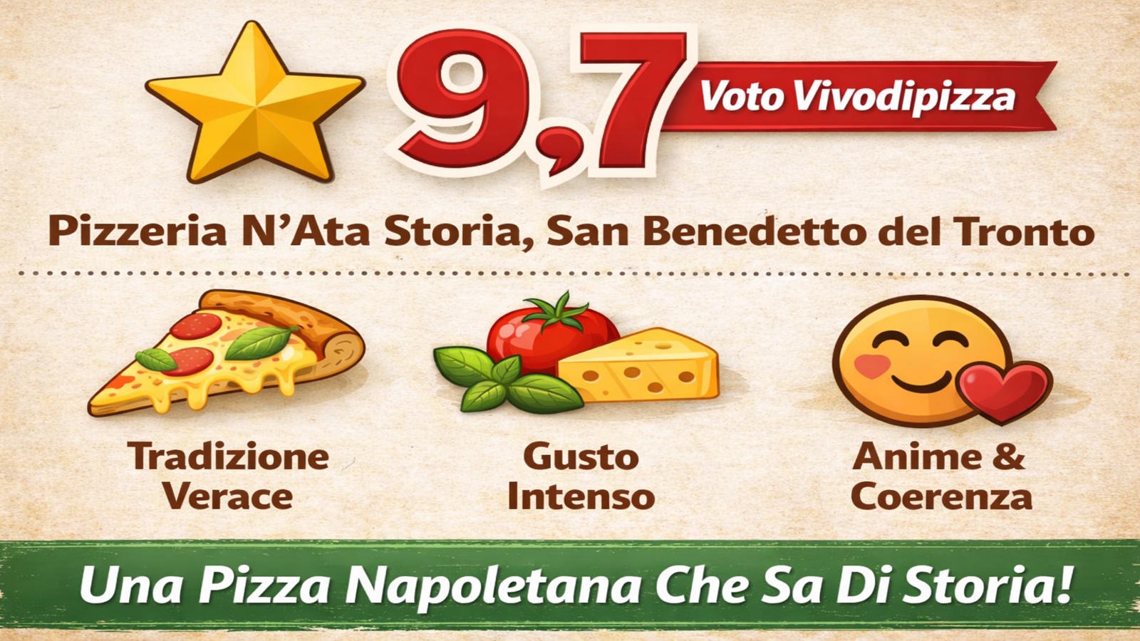 Recensione Pizzeria N'Ata Storia - San Benedetto del Tronto