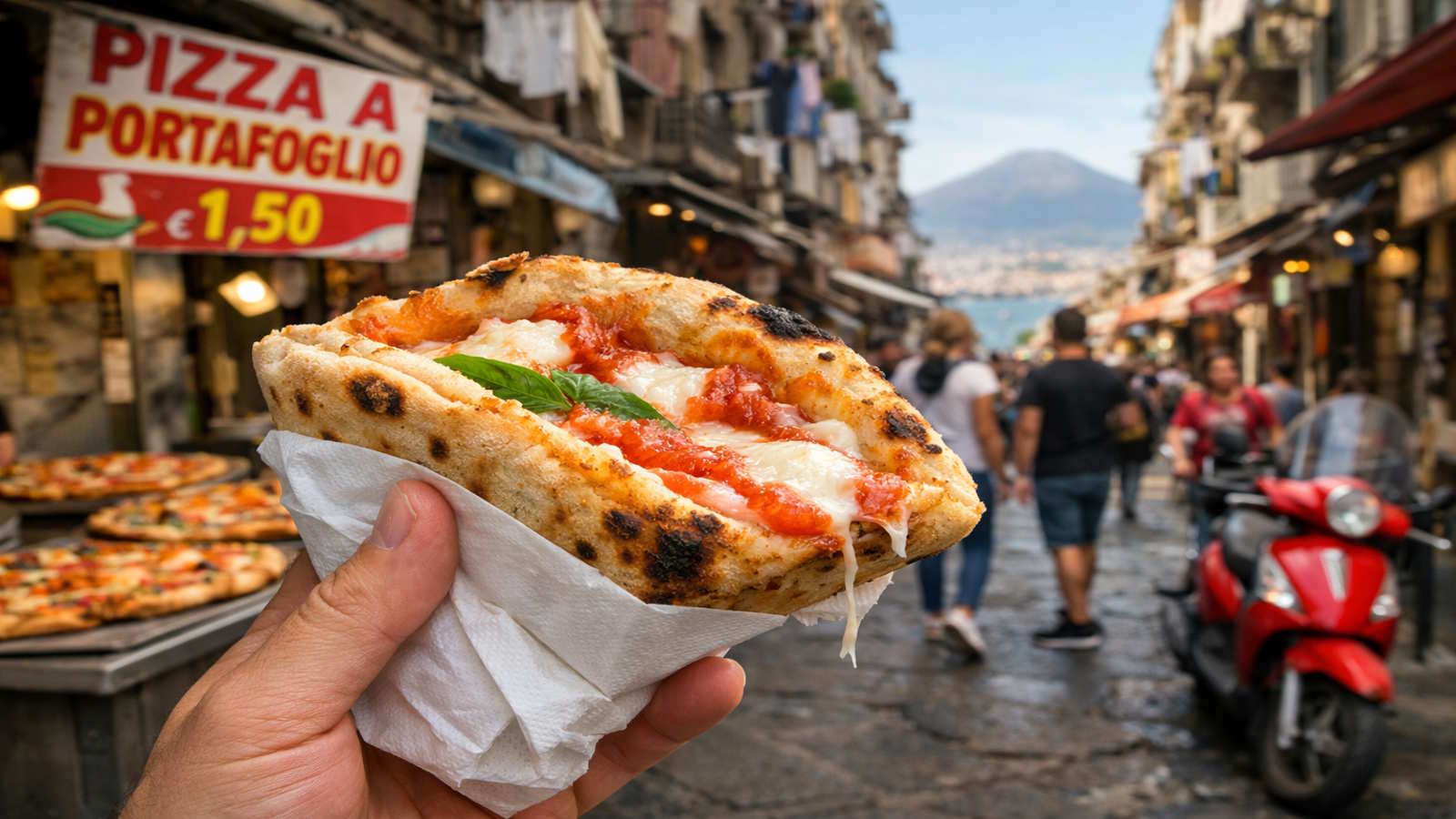 Pizza a Portafoglio: l'icona dello street food napoletano
