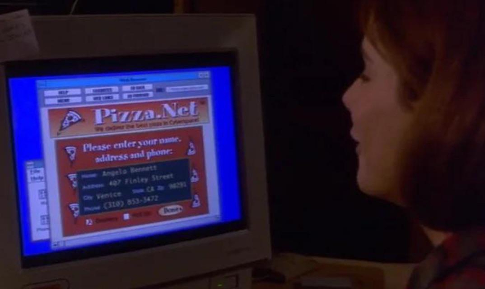 Prima pizza ordinata online - La Storia Incredibile del 1994