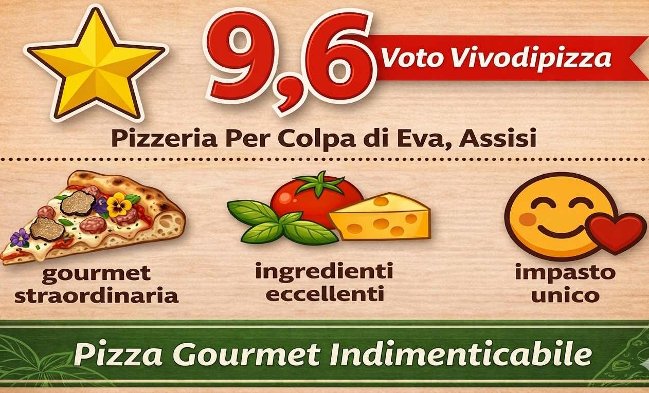 Per Colpa di Eva Assisi: Pizza Gourmet fa dimenticare la Tradizione