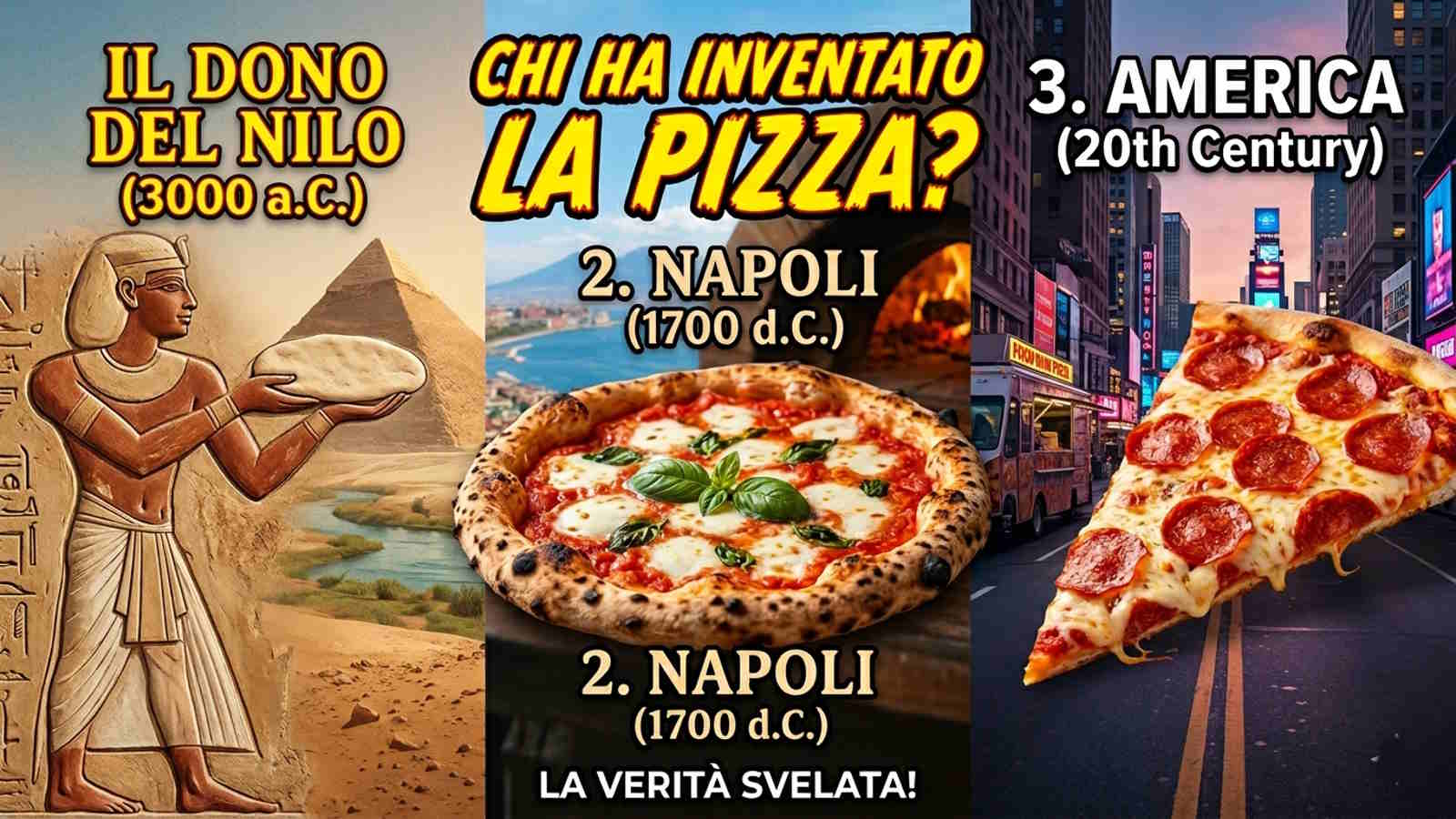 Chi ha inventato la Pizza? Tra Egitto, Napoli e il mito Americano